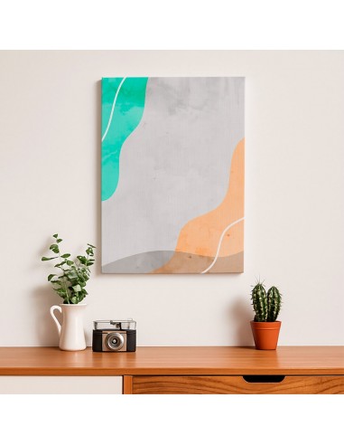 Cuadro Abstracto Paz 35x50cm Lienzografía Diseño 0482