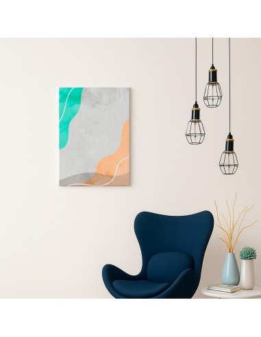 Cuadro Abstracto Paz 35x50cm Lienzografía Diseño 0482