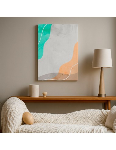 Cuadro Abstracto Paz 35x50cm Lienzografía Diseño 0482