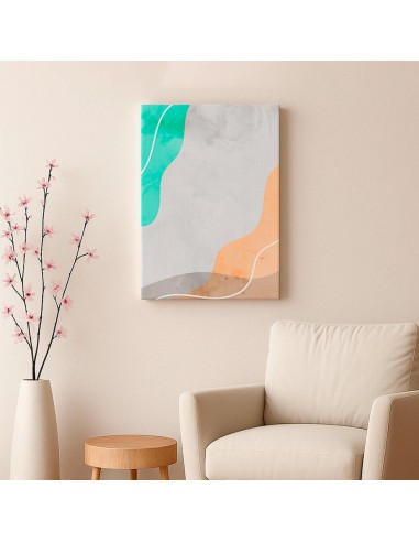 Cuadro Abstracto Paz 35x50cm Lienzografía Diseño 0482