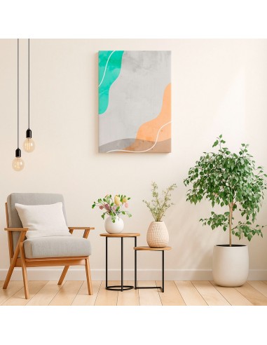 Cuadro Abstracto Paz 35x50cm Lienzografía Diseño 0482