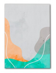 Cuadro Abstracto Paz 35x50cm Lienzografía Diseño 0483