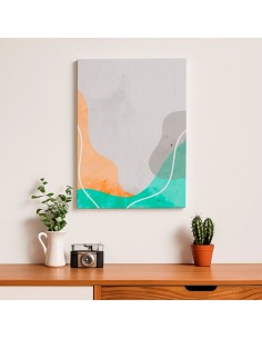 Cuadro Abstracto Paz 35x50cm Lienzografía Diseño 0483 2