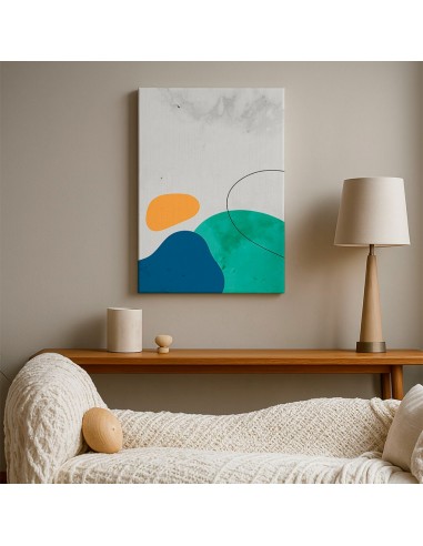 Cuadro Abstracto Paz 35x50cm Lienzografía Diseño 0484