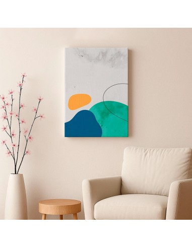 Cuadro Abstracto Paz 35x50cm Lienzografía Diseño 0484