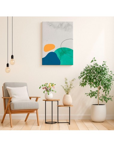 Cuadro Abstracto Paz 35x50cm Lienzografía Diseño 0484