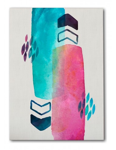 Cuadro Abstracto Paz 35x50cm Lienzografía Diseño 0488