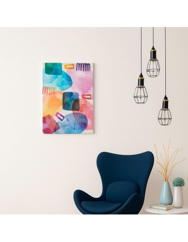 Cuadro Abstracto Paz 35x50cm Lienzografía Diseño 0489