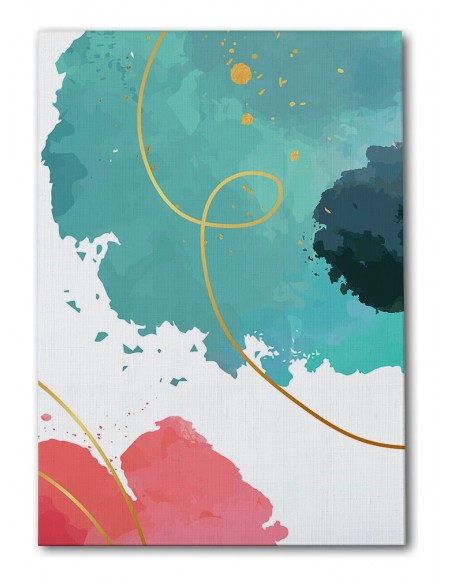 Cuadro Abstracto Paz 35x50cm Lienzografía Diseño 0491