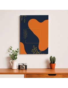 Cuadro Abstracto Paz 35x50cm Lienzografía Diseño 0493 2