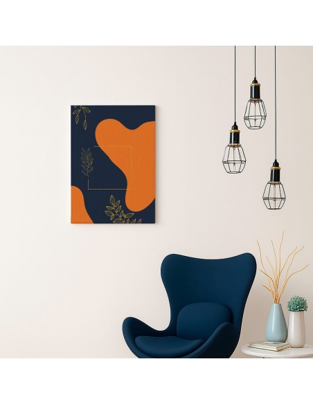 Cuadro Abstracto Paz 35x50cm Lienzografía Diseño 0493