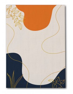 Cuadro Abstracto Paz 35x50cm Lienzografía Diseño 0494