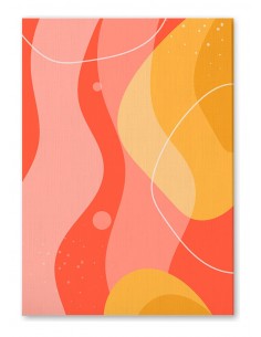 Cuadro Abstracto 35x50cm Canvas  Arte Decorativo Diseño 0001de OSGESTUDIO