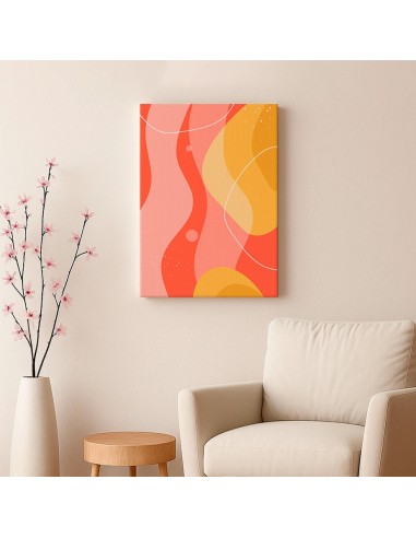Cuadro Abstracto 35x50cm Canvas  Arte Decorativo Diseño 0001