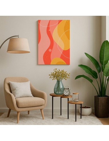 Cuadro Abstracto 35x50cm Canvas  Arte Decorativo Diseño 0001