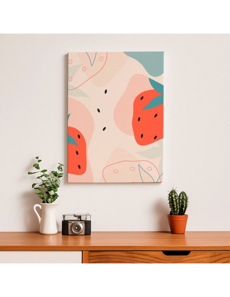 Cuadro Abstracto 35x50cm Canvas  Arte Decorativo Diseño 0002