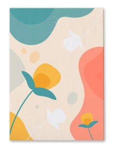 Cuadro Abstracto 35x50cm Canvas  Arte Decorativo Diseño 0003