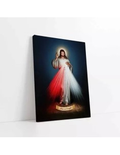 Cuadro Jesús De La Divina Misericordia 50x70cm Lienzo Canvas 2