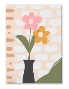 Cuadro Abstracto 35x50cm Canvas  Arte Decorativo Diseño 0005