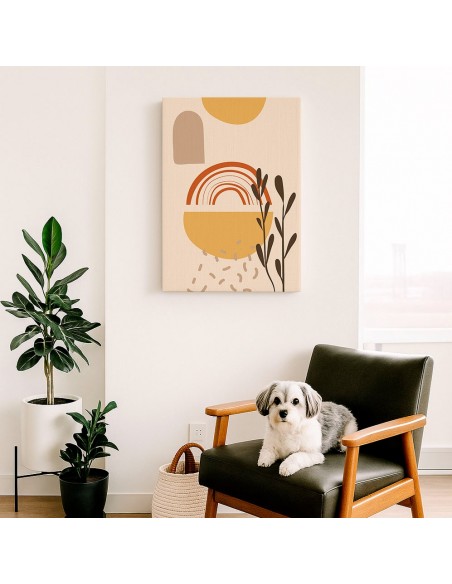 Cuadro Abstracto 35x50cm Canvas  Arte Decorativo Diseño 0009