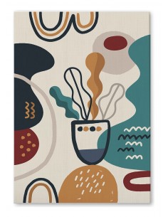 Cuadro Abstracto 35x50cm Canvas  Arte Decorativo Diseño 0010