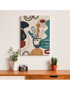 Cuadro Abstracto 35x50cm Canvas  Arte Decorativo Diseño 0010 2