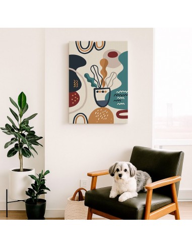 Cuadro Abstracto 35x50cm Canvas  Arte Decorativo Diseño 0010