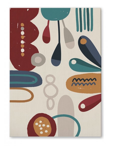 Cuadro Abstracto 35x50cm Canvas  Arte Decorativo Diseño 0011