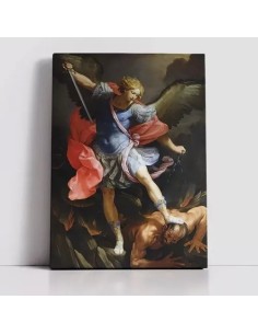 Cuadro Arcangen Miguel 50x70cm Lienzo Canvas