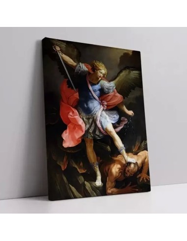 Cuadro Arcangen Miguel 50x70cm Lienzo Canvas