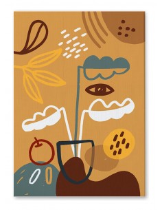 Cuadro Abstracto 35x50cm Canvas  Arte Decorativo Diseño 0014