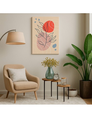 Cuadro Abstracto 35x50cm Canvas  Arte Decorativo Diseño 0016