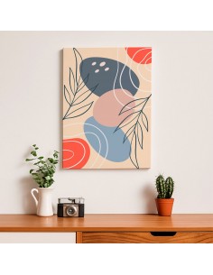 Cuadro Abstracto 35x50cm Canvas  Arte Decorativo Diseño 0017 2