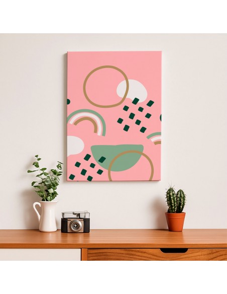 Cuadro Abstracto 35x50cm Canvas  Arte Decorativo Diseño 0019
