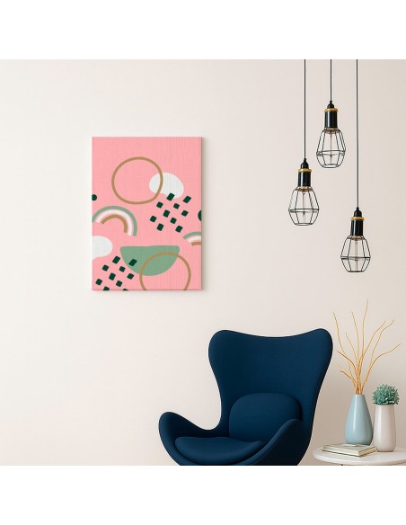 Cuadro Abstracto 35x50cm Canvas  Arte Decorativo Diseño 0019