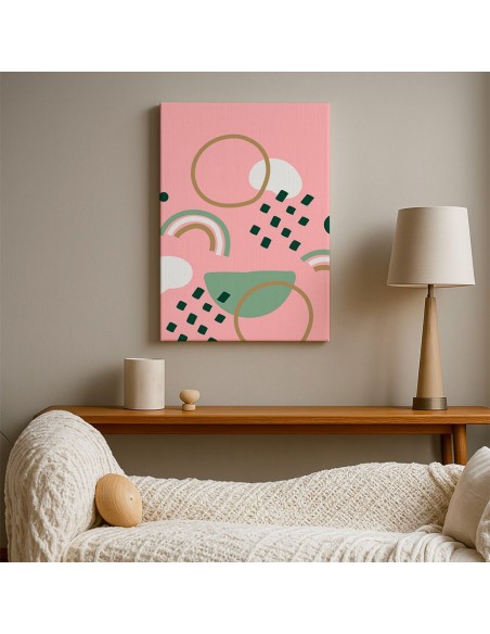 Cuadro Abstracto 35x50cm Canvas  Arte Decorativo Diseño 0019