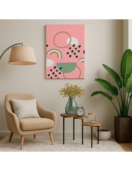 Cuadro Abstracto 35x50cm Canvas  Arte Decorativo Diseño 0019