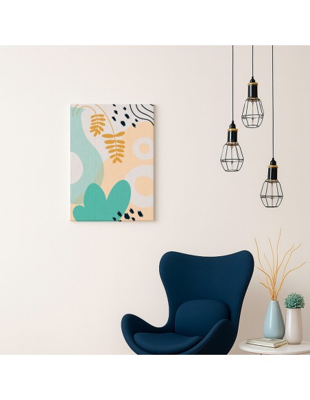Cuadro Abstracto 35x50cm Canvas  Arte Decorativo Diseño 0027