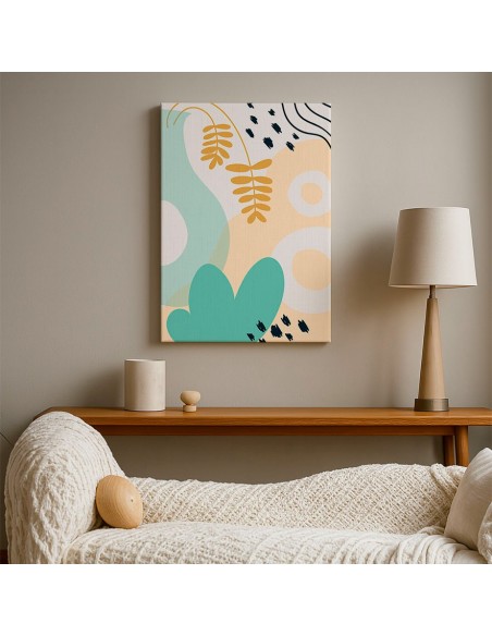 Cuadro Abstracto 35x50cm Canvas  Arte Decorativo Diseño 0027