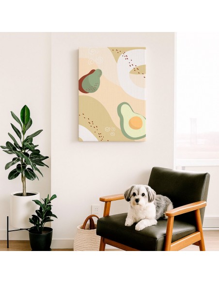Cuadro Abstracto 35x50cm Canvas  Arte Decorativo Diseño 0029