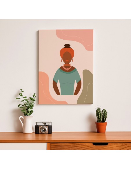 Cuadro Abstracto 35x50cm Canvas  Arte Decorativo Diseño 0035