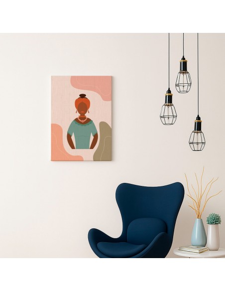 Cuadro Abstracto 35x50cm Canvas  Arte Decorativo Diseño 0035