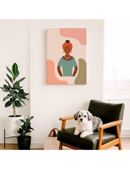 Cuadro Abstracto 35x50cm Canvas  Arte Decorativo Diseño 0035