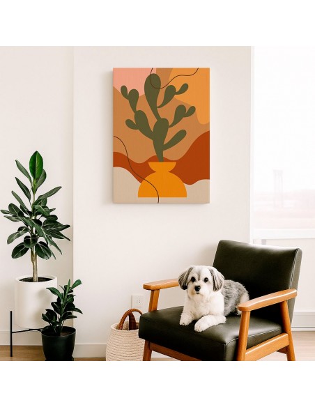 Cuadro Abstracto 35x50cm Canvas  Arte Decorativo Diseño 0037