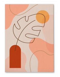 Cuadro Abstracto 35x50cm Canvas  Arte Decorativo Diseño 0038