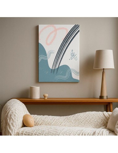 Cuadro Abstracto 35x50cm Canvas  Arte Decorativo Diseño 0040