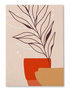 Cuadro Abstracto 35x50cm Canvas  Arte Decorativo Diseño 0045