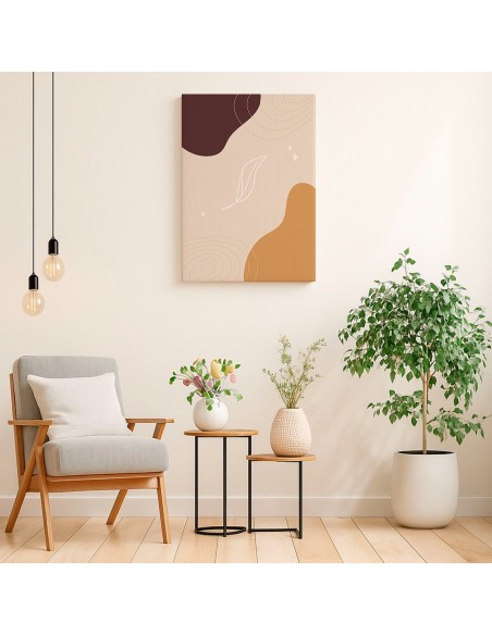 Cuadro Abstracto 35x50cm Canvas  Arte Decorativo Diseño 0046