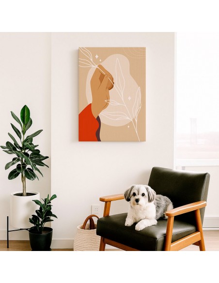 Cuadro Abstracto 35x50cm Canvas  Arte Decorativo Diseño 0047