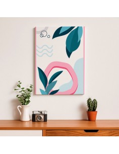 Cuadro Abstracto 35x50cm Canvas  Arte Decorativo Diseño 0049 2